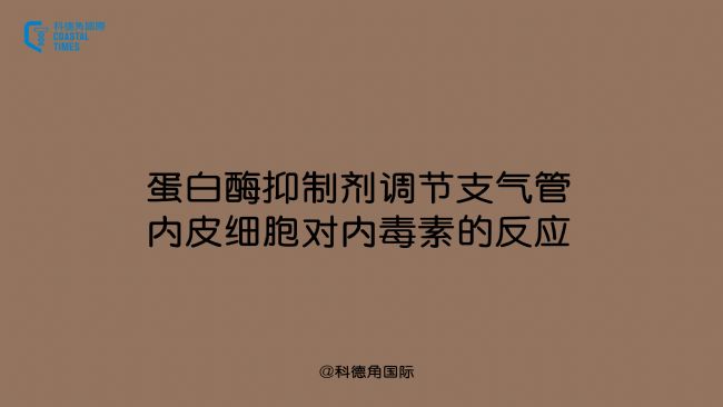 蛋白酶抑制劑調(diào)節(jié)支氣管內(nèi)皮細(xì)胞對內(nèi)毒素的反應(yīng)